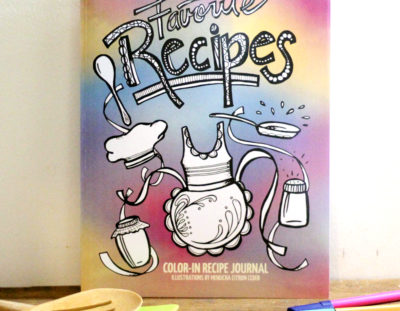 Preserve Your Favorite Recipes with the Color-in Recipe Journal