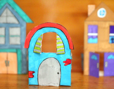 Paper Houses – Free Printables to Color and Play!