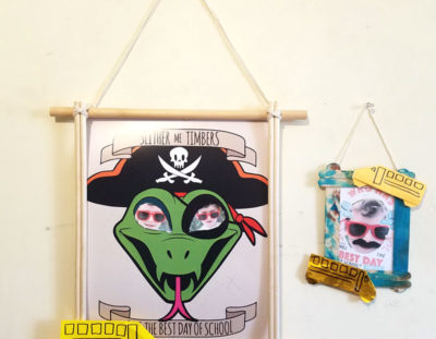DIY Wooden Frames for Back To School Photos
