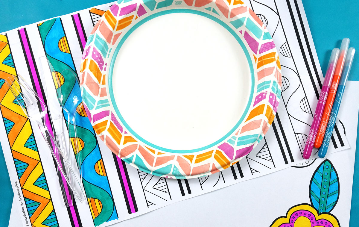 Color In Placemats Free Printable Coloring Pages For Teens And Adults