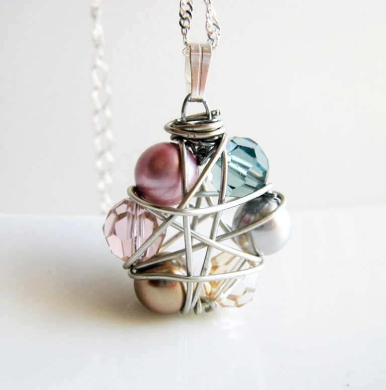 Wire Wrapped Pendants Tutorial for Beginners * Moms and Crafters