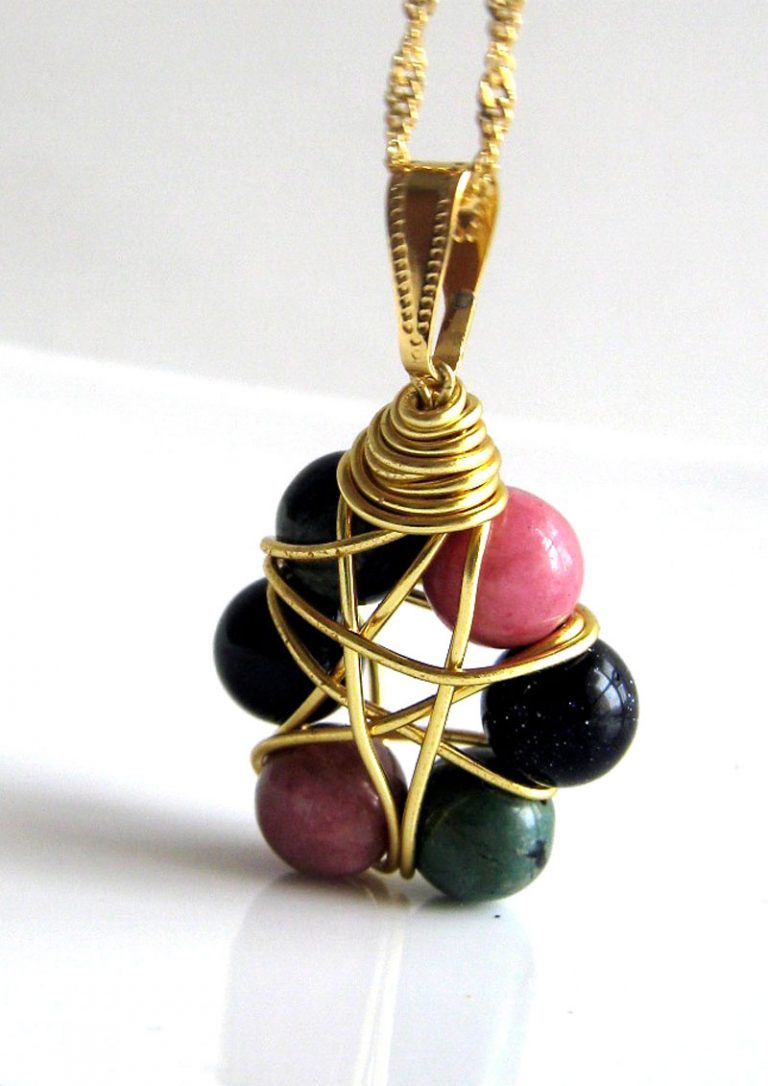 Wire Wrapped Pendants Tutorial for Beginners * Moms and Crafters