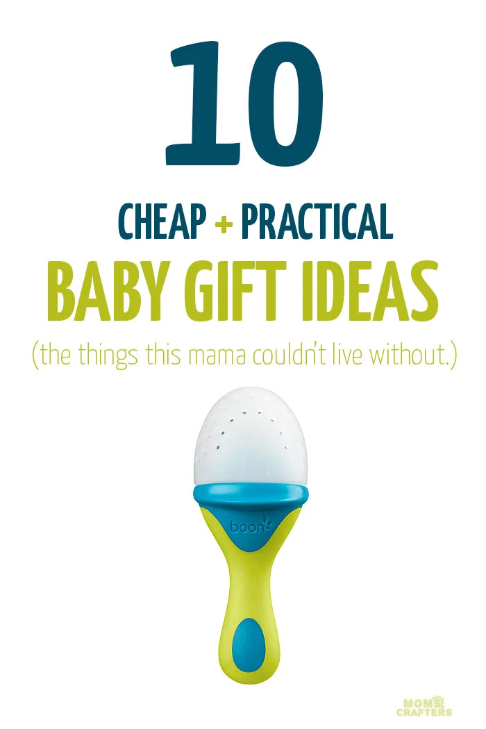 Click to see these 10 inexpensive baby gift ideas - that will make both you and the new mother happy!  A mom to mom gift guide. Great for holiday gifts too!