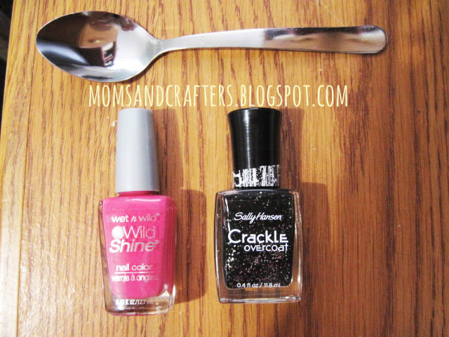 DIY enameled spoons