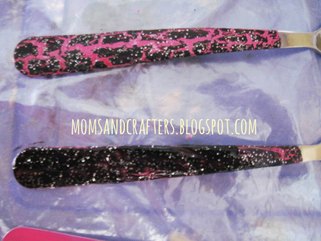 DIY enameled spoons
