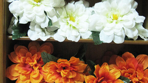 DIY Flower Shadow Box Wall Art