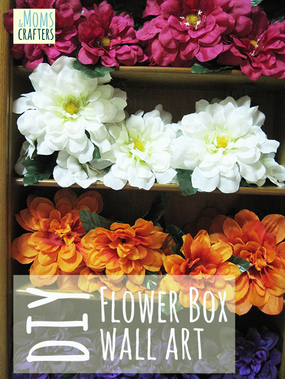 DIY Flower Shadow Box Wall Art