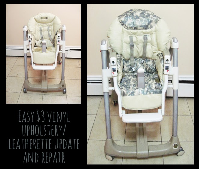 Upholstery Repair  – Easy $3 Update for Leatherette or Vinyl