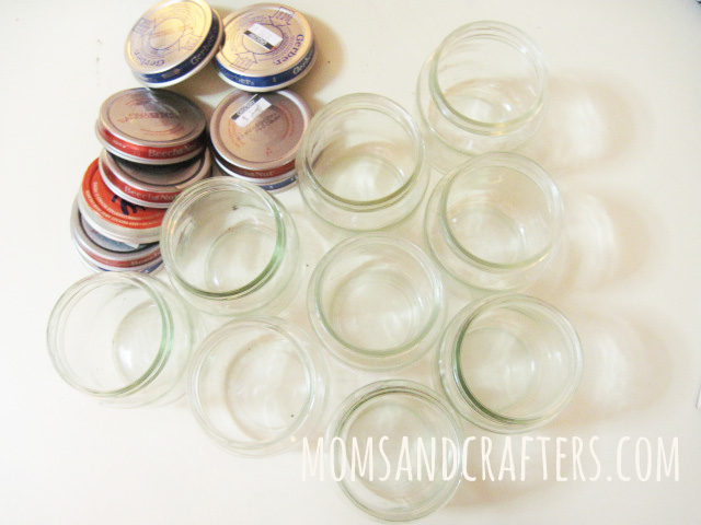 upcycle baby food jars