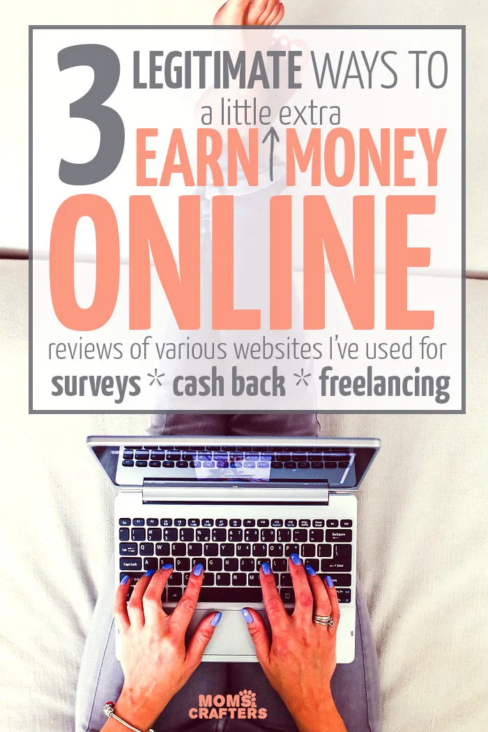 If you're a stay at home mom an want to earn a little extra cash in your spare time, you'll need this list! It includes three ways to earn money online (all totally legitimate) plus time-saving tips pointing you to your best options!