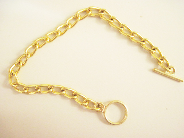 DIY Leather Chain Bracelet 