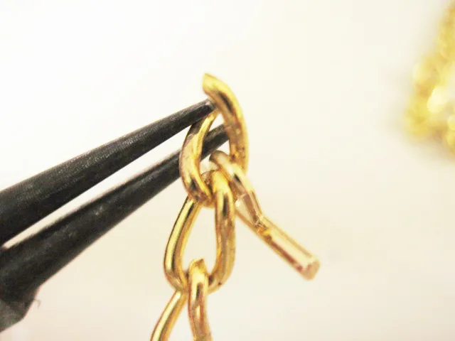 DIY Leather Chain Bracelet 