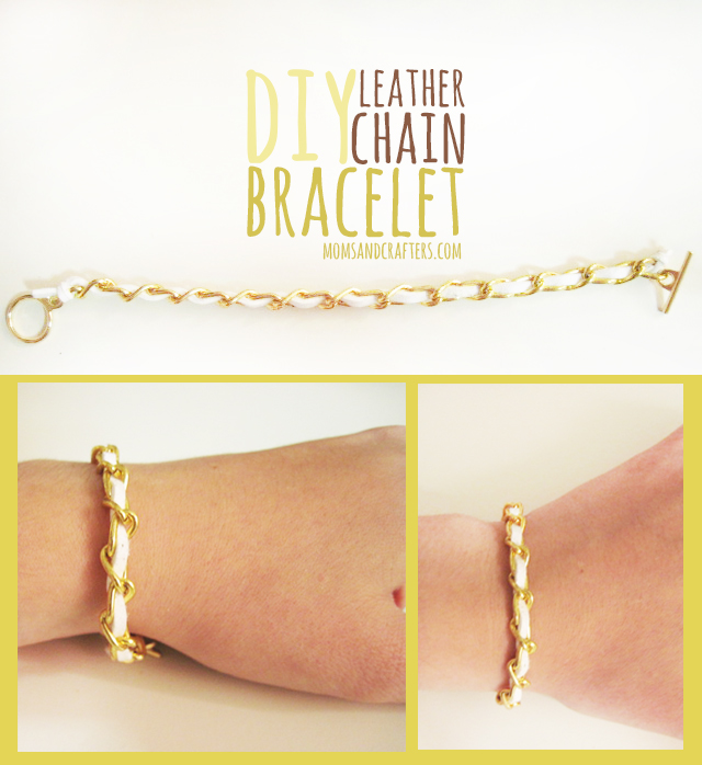 DIY Leather Chain Bracelet