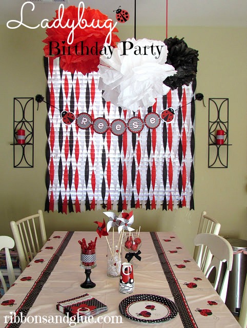 1st birthday themes - ladybug