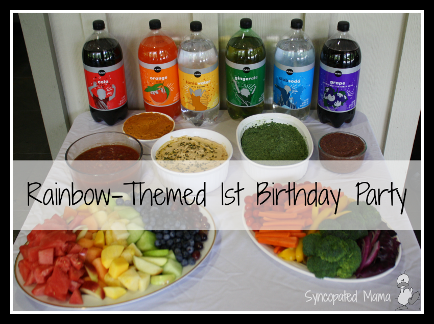 1st birthday themes - rainbow