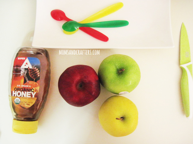 how to make a DIY apple honey dish