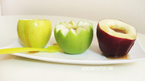 DIY Apple Honey Dish