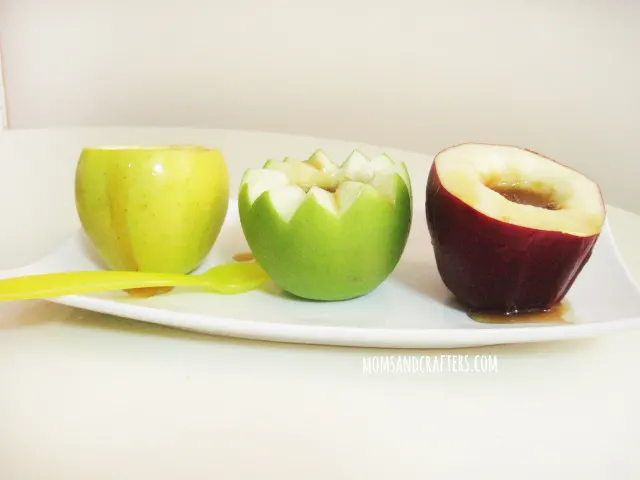 how to make a DIY apple honey dish