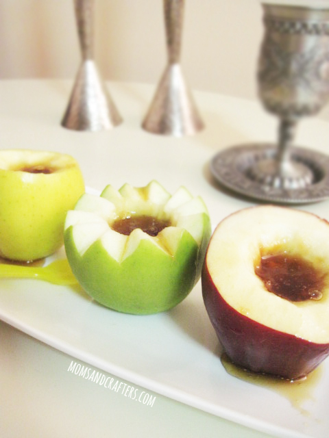 how to make a DIY apple honey dish