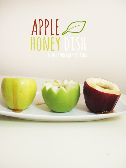 how to make a DIY apple honey dish