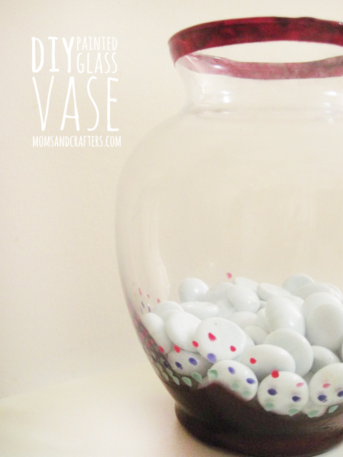 DIY Painted Glass Vase