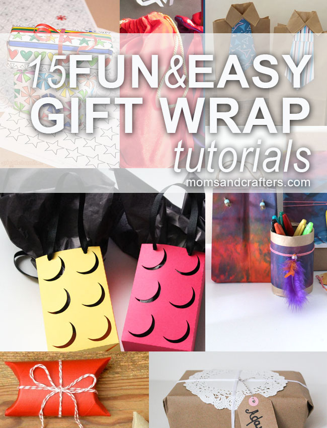 15 Fun & Easy Gift Wrap Tutorials