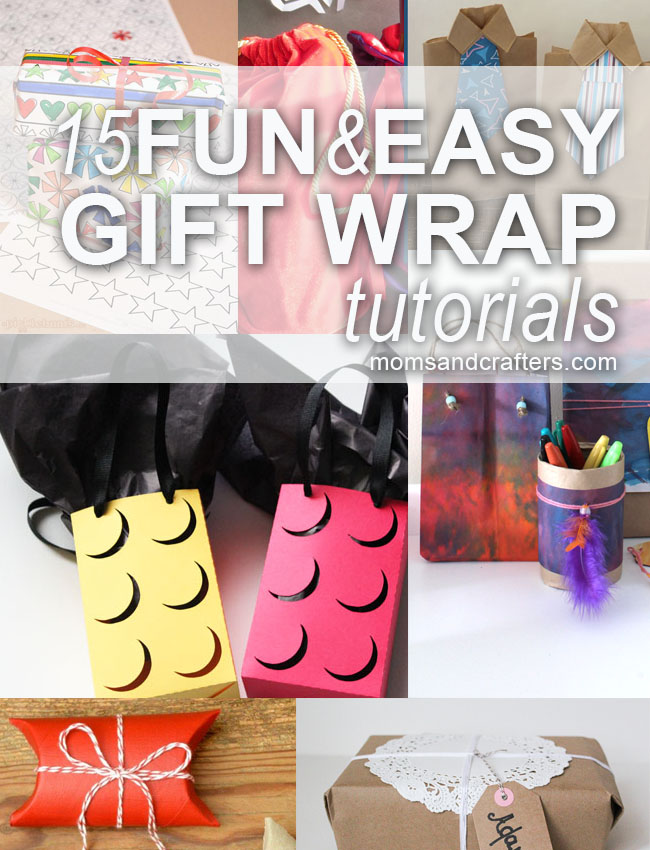 18 Kid-Made Gift Wrap Crafts - The Realistic Mama