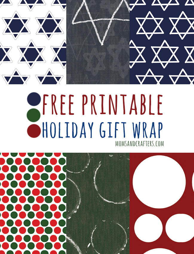 Free Printable Holiday Gift Wrap