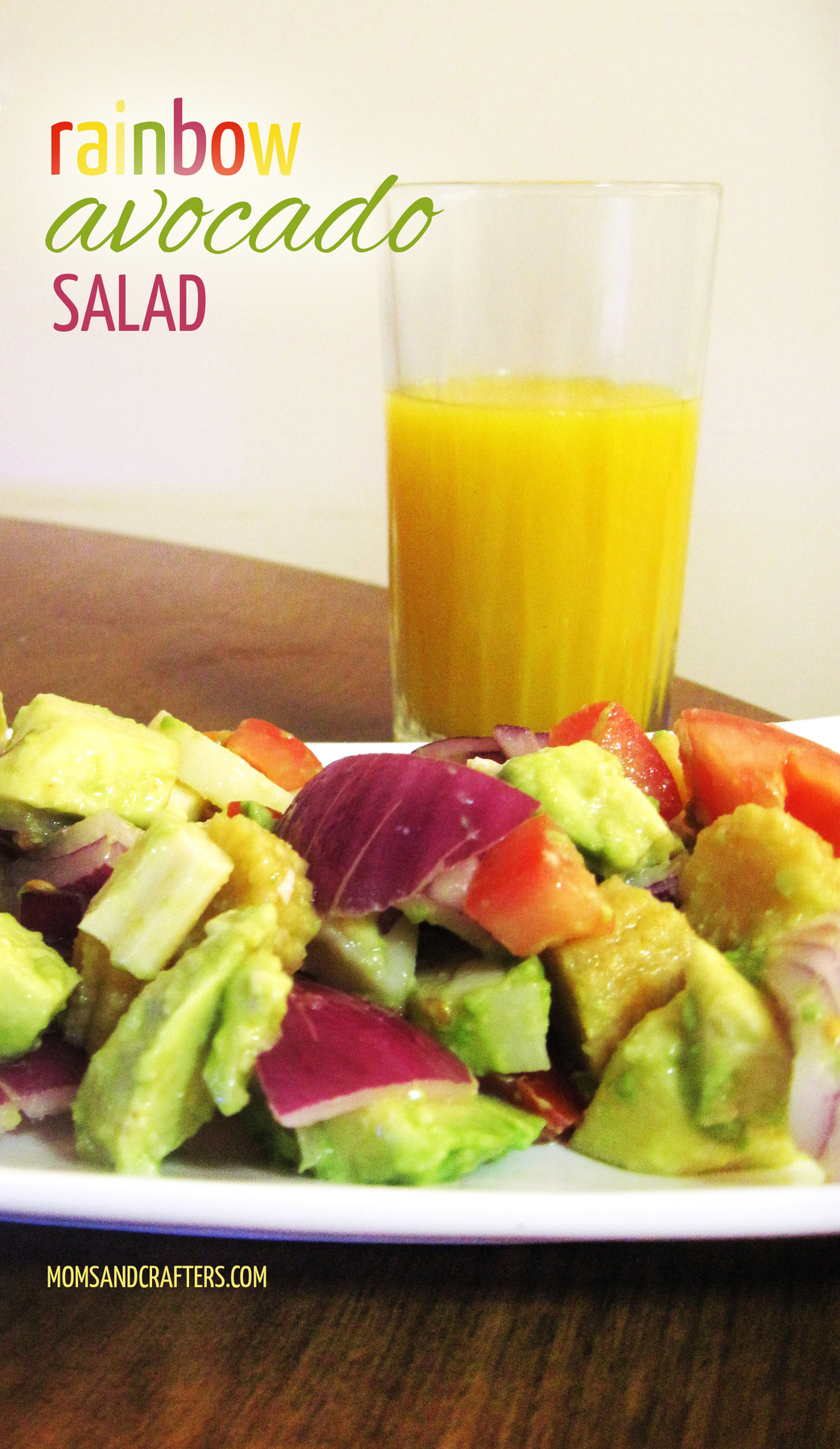 Rainbow Avocado Salad Recipe