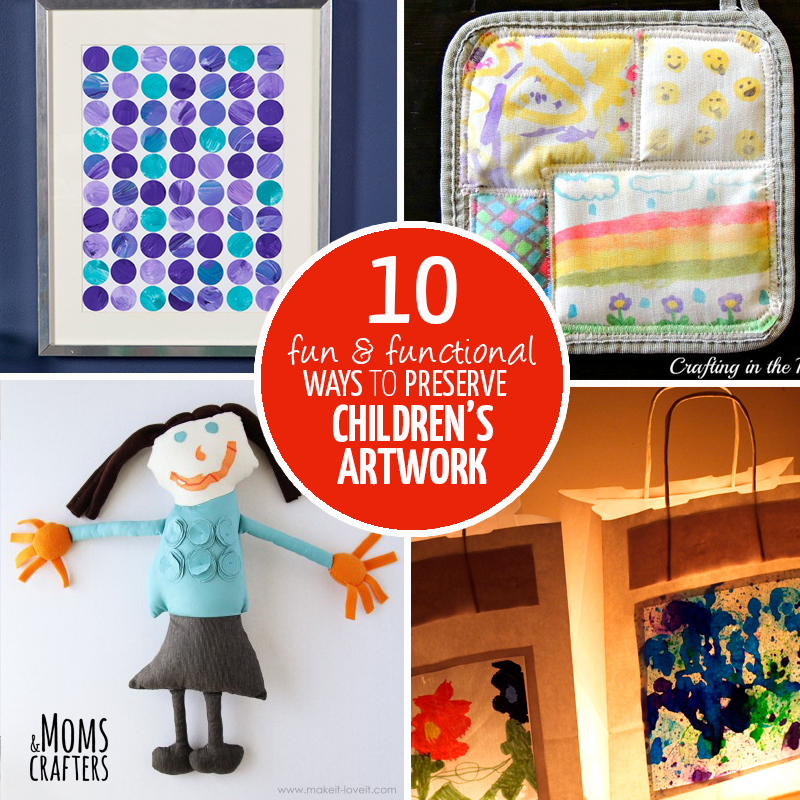 Keep Kids' Art Organized All Year with DIY Artist's Portfolios