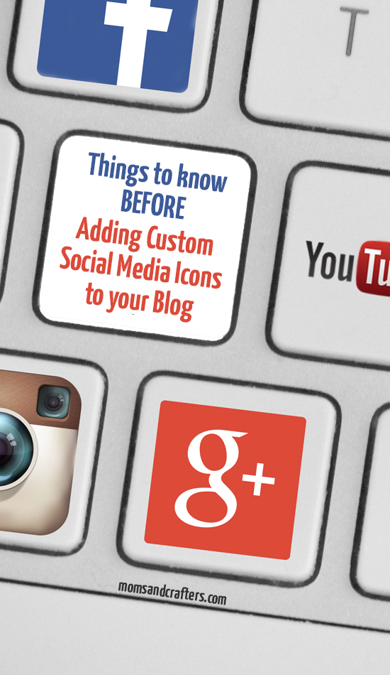 Learn how to successfully incorporate custom social media icons onto your blog! Blogging tips