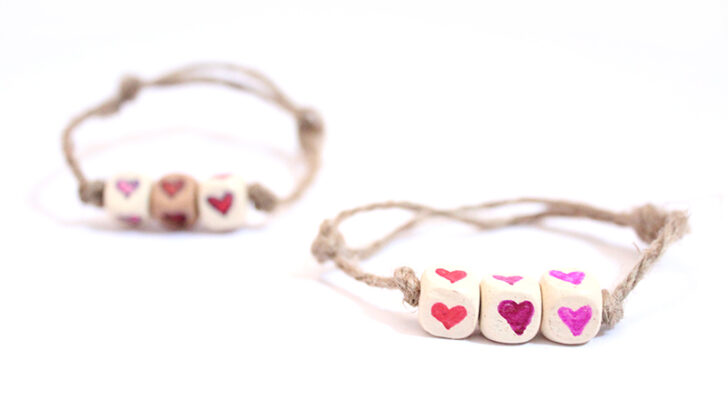 Heart Friendship Bracelets Tutorial