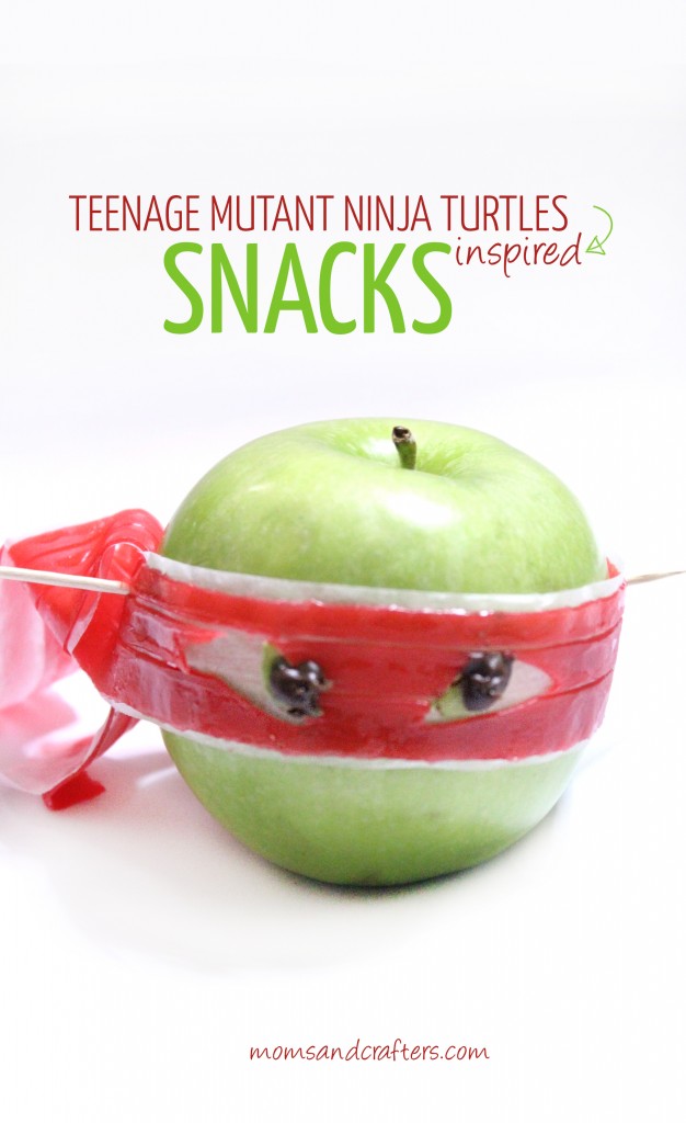 Make these adorable Teenage Mutant Ninja Turtles snacks using ony 3 ingredients, a knife, and some toothpicks! Anyone can do this, and it will delight your little (or not so little) TMNT fan