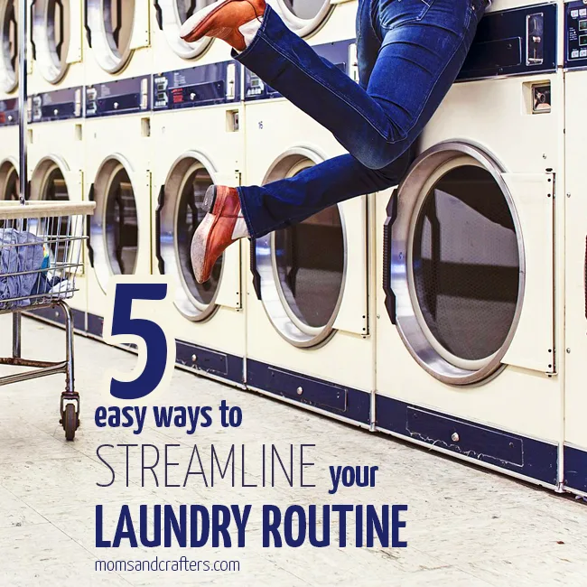 5 ways to streamline your laundry routine - making laundry day much easier! (Plus an awesome laundry sweepstakes from Purex Powershot at the end)