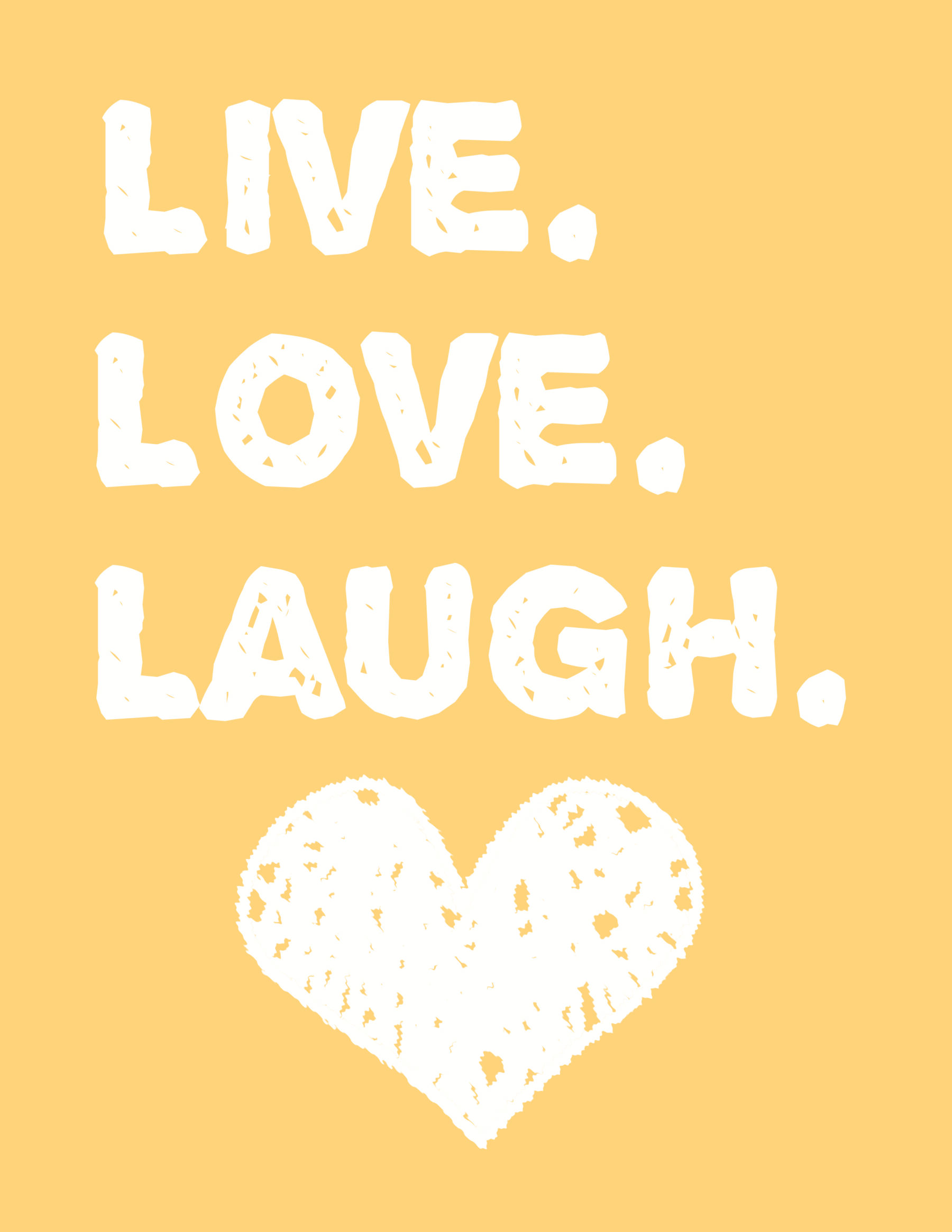 Premium Vector  Live love laugh handwritten lettering positive quote on  abstract art background