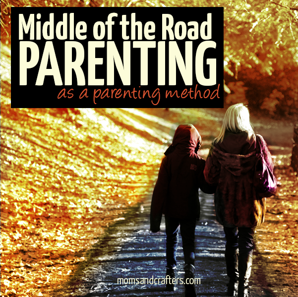 Many people will fall into the middle of the road parenting category, yet I like to think of it as a method. Read about it here, and learn why I do it, and how...