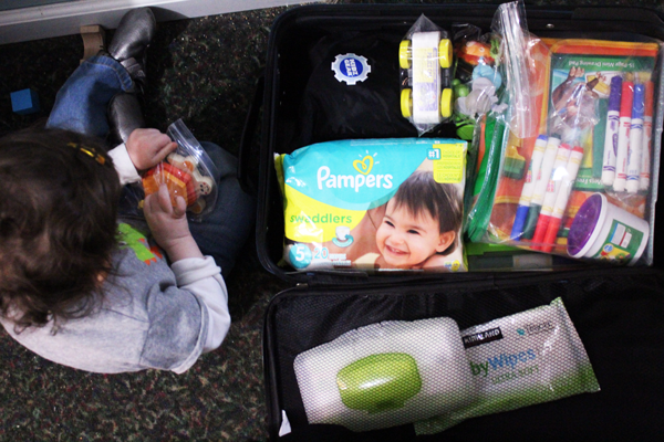 packing a toddler carry on