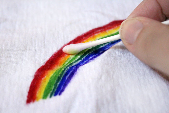 DIY Rainbow Onesie Baby Shower Gift Idea