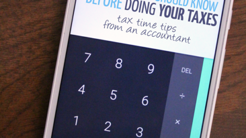 Tax Time Tips from my Accountant