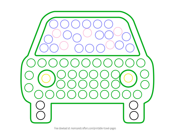 free transportation preschool printables for Moms a Crafters Do Sheets Printable Dot Travel Mini and for free transportation preschool printables for Moms a Crafters Do Sheets Printable Dot Travel Mini and for