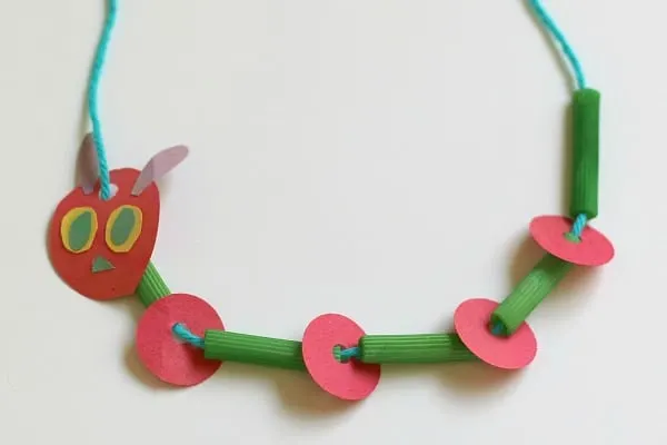 Hungry caterpillar Jewelry Making for Kids for toddlers