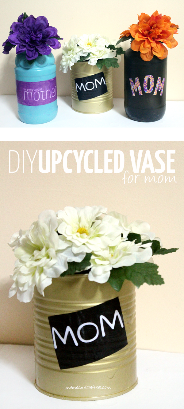 Make this beautiful Mother's Day Vase Craft for that special person in your life! You can also customize it for year round crafts and as a stunning DIY gift. 