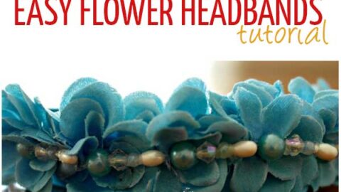 Easy Flower Headband Tutorial