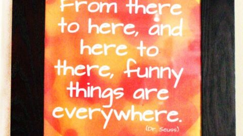 Free Printable Playroom Art: Funny Things are Everywhere