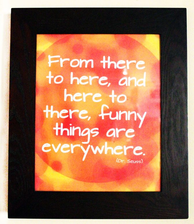 Free Printable Playroom Art: Funny Things are Everywhere