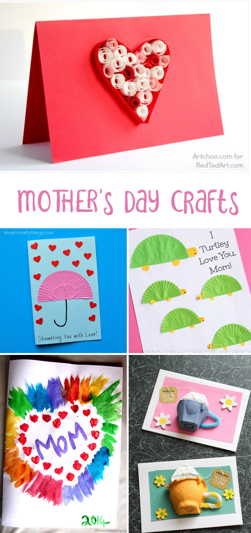 8 Clever Kid-Made Mother's Day Cards * Moms and Crafters
