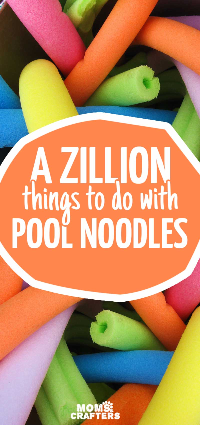 Did you know that there are about a zillion things you can do with pool noodles - other than swimming with them?! These fun pool noodle crafts and activities make great fun summer activities for kids of all ages - but some of them are perfect for year round!