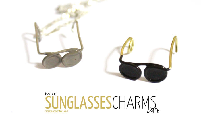 Mini Sunglasses Charms Craft