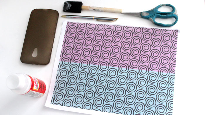 Customize a cell phone case