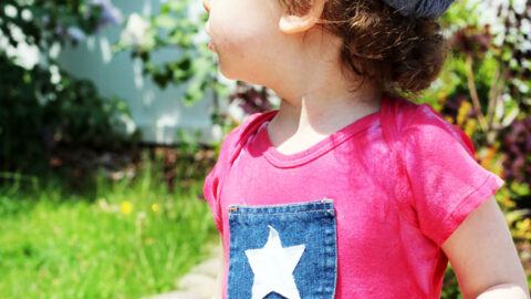 DIY Patriotic T-shirt for baby